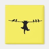 Aimant Le chat dépend du cordon d'alimentation (Devant)