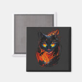 Aimant Le chat en enfer (Recto/Verso)