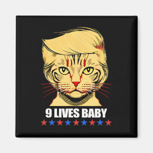 Aimant Le Chat Trump 9 Vit Baby Kamala Harris Pour Le Pré