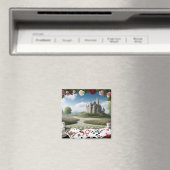 Aimant Le château à travers le portail Wonderland (In Situ (Lave-vaisselle))