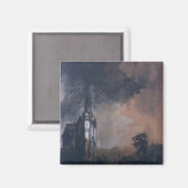 Aimant Le château au clair de lune (Recto/Verso)