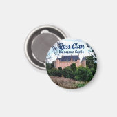Aimant Le château de Balnagown, dans le style écossais Ro (Recto/Verso)
