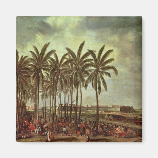 Aimant Le Château de Batavia, vu de Kali Besar (Devant)