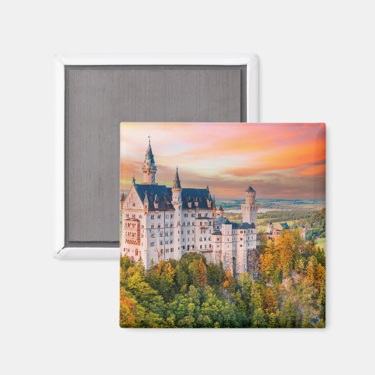 Aimant Le château de Neuschwanstein (Recto/Verso)