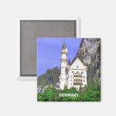 AIMANT LE CHÂTEAU DE NEUSCHWANSTEIN, ALLEMAGNE (Recto/Verso)