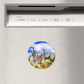 Aimant Le château de Peles Sinaia (In Situ (Lave-vaisselle))