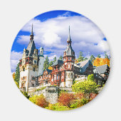 Aimant Le château de Peles Sinaia (Devant)