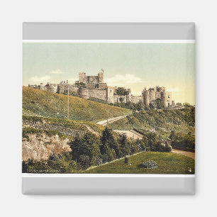 Aimant Le château, Douvres, Angleterre Photochrom rare
