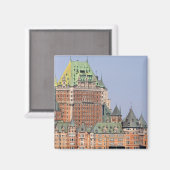 Aimant Le Château Frontenac à Québec, Canada. (Recto/Verso)