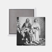 Aimant Le chef d'Apache Antonio Maria avec sa famille, 18 (Recto/Verso)