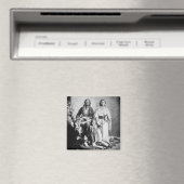 Aimant Le chef d'Apache Antonio Maria avec sa famille, 18 (In Situ (Lave-vaisselle))