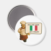 Aimant Le Chef Dit Embrasser Le Cuisinier (Recto/Verso)