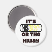 Aimant Le Chemin de Dieu chrétien (Recto/Verso)