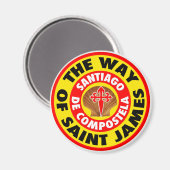 Aimant Le chemin de Saint-Jacques (Recto/Verso)