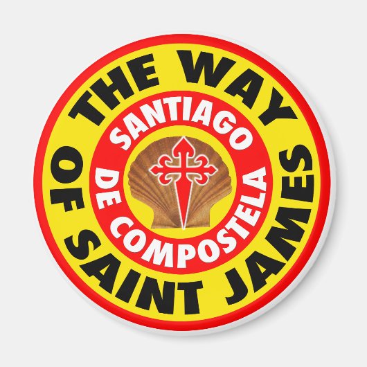 Aimant Le chemin de Saint-Jacques (Devant)