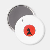 Aimant Le Chemin Japonais Bushido Du Guerrier (Recto/Verso)