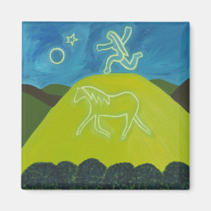 Aimant Le cheval blanc à Somerset 2011