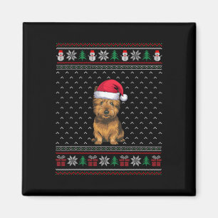 Aimant Le chien de Cairn Terrier portant le chapeau de Sa