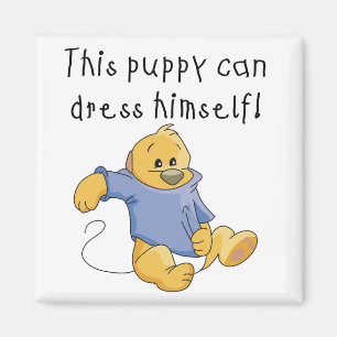 Aimant Le chiot habillent des T-shirts et des cadeaux