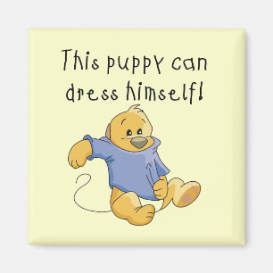 Aimant Le chiot habillent des T-shirts et des cadeaux