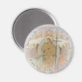 Aimant Le Christ chrétien orthodoxe ENG est ressuscité 2, (Recto/Verso)