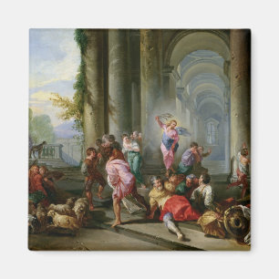 Aimant Le Christ conduisant les négociants par le temple