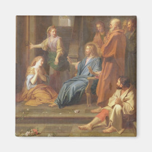 Aimant Le Christ dans la Chambre de Martha et de Mary