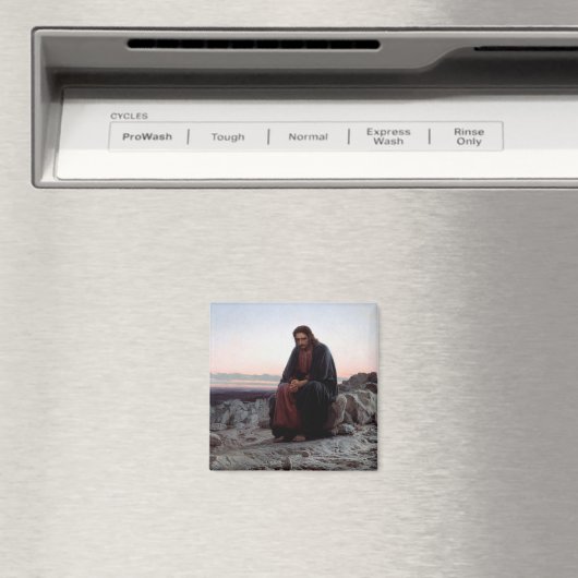 Aimant Le Christ dans le désert, Ivan Kramskoi (In Situ (Lave-vaisselle))