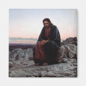 Aimant Le Christ dans le désert, Ivan Kramskoi (Devant)