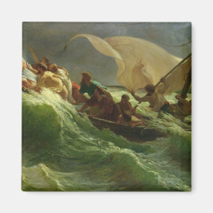 Aimant Le Christ endormi dans son bateau