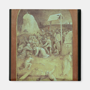 Aimant Le Christ sur la route vers le calvaire