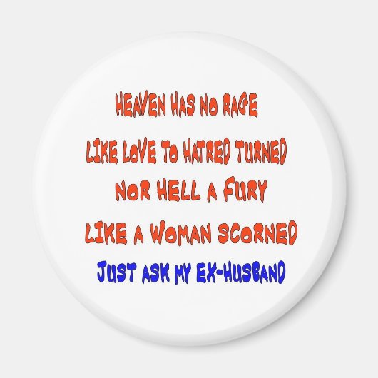 Aimant Le Ciel n'a pas de rage comme l'amour transformé e (Devant)