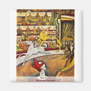 Aimant Le cirque par Seurat Georges