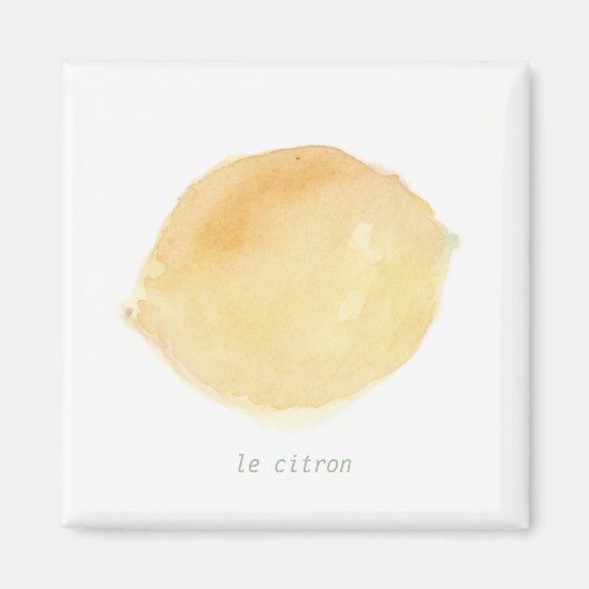 Aimant le citron (Devant)