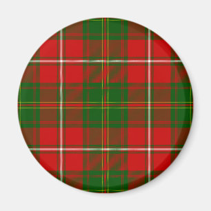 Aimant Le clan vert et rouge font les foins le tartan