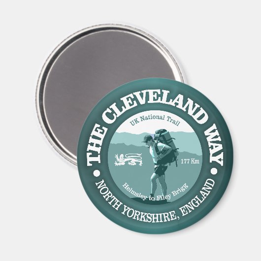 Aimant Le Cleveland Way (T) (Recto/Verso)