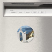 Aimant Le clocher de Santorin au soleil de l'après-midi (In Situ (Lave-vaisselle))