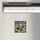 Aimant Le clown démon naît (In Situ (Lave-vaisselle))