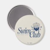 Aimant Le Club de natation White Lotus (Recto/Verso)