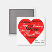 Aimant Le coeur (Recto/Verso)