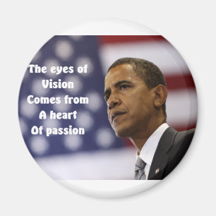 Aimant Le coeur de passion de Barack Obama