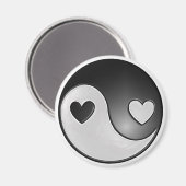 Aimant le coeur du yin yang (Recto/Verso)