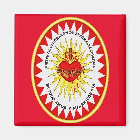 Aimant Le Coeur le plus sacré de Jésus (Devant)