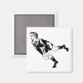 Aimant Le col de Rugby pour femmes (Recto/Verso)