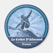 Aimant Le Collet D'Allevard Ski (Devant)