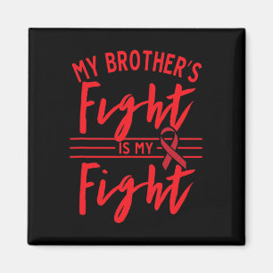 Aimant Le combat de mon frère est mon combat Sensibilisat
