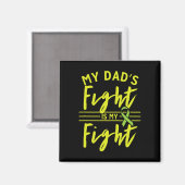 Aimant Le combat de papa est mon combat Conscience de la (Recto/Verso)
