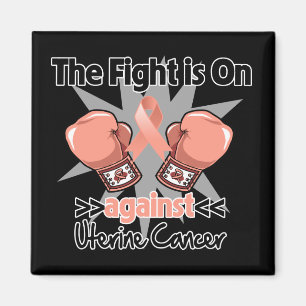 Aimant Le combat est dessus contre le Cancer utérin