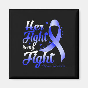 Aimant Le combat est mon combat Alopecia de sensibilisati