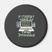 Aimant Le Comptable A Un Tableau Croisé Dynamique (Devant)